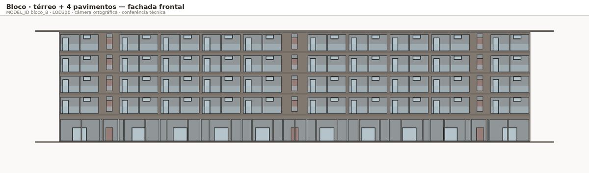 Fachada frontal · bloco_B