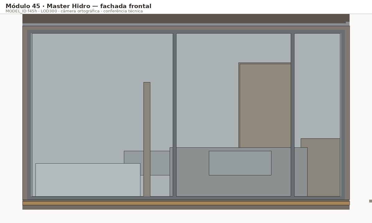 Fachada frontal · f45h