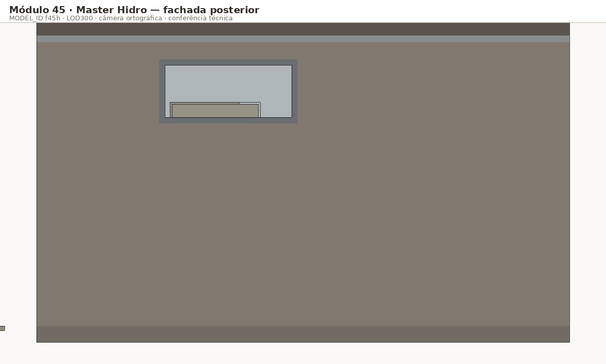 Fachada posterior · f45h