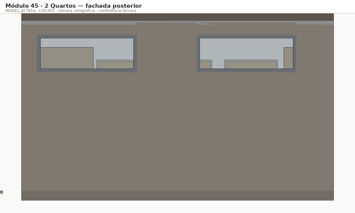 Fachada posterior · f45q