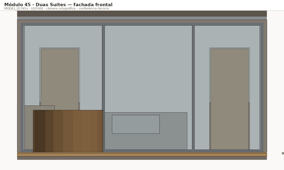 Fachada frontal · f45s