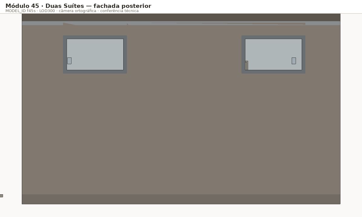 Fachada posterior · f45s
