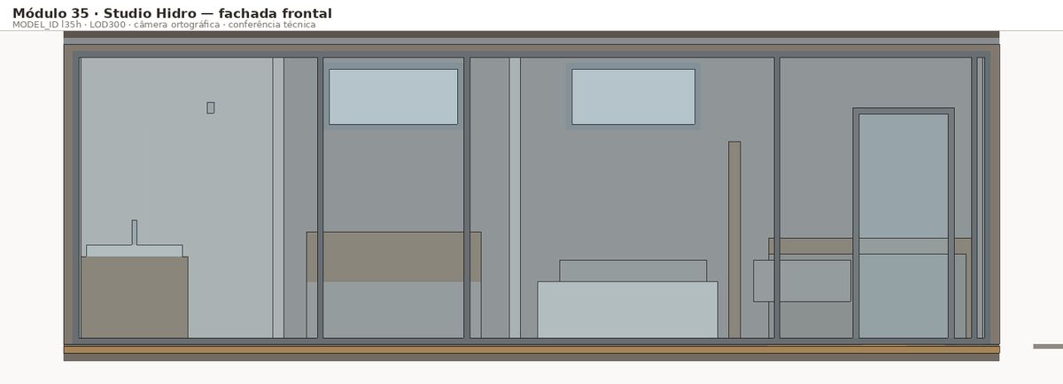Fachada frontal · l35h