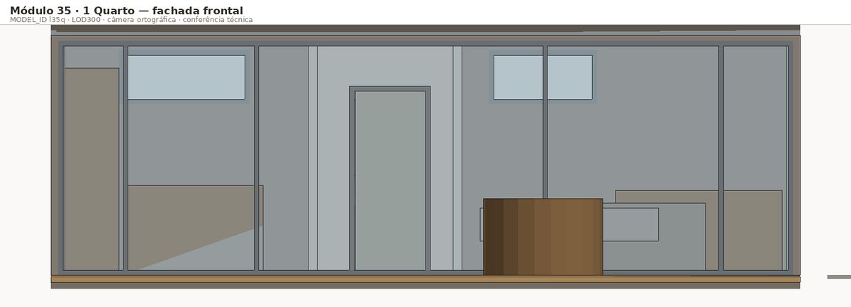 Fachada frontal · l35q