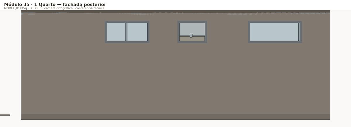 Fachada posterior · l35q