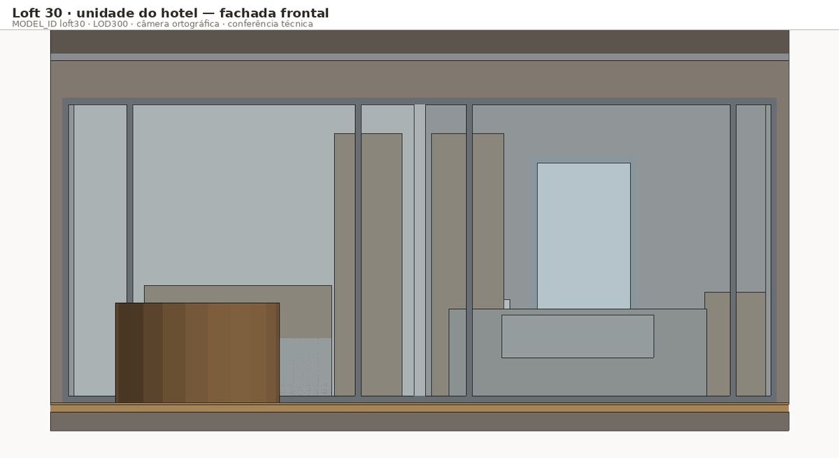 Fachada frontal · loft30